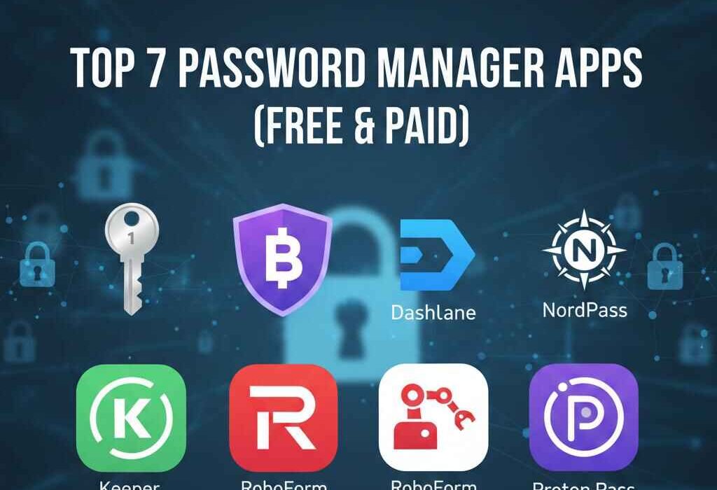 top 7 password manager apps