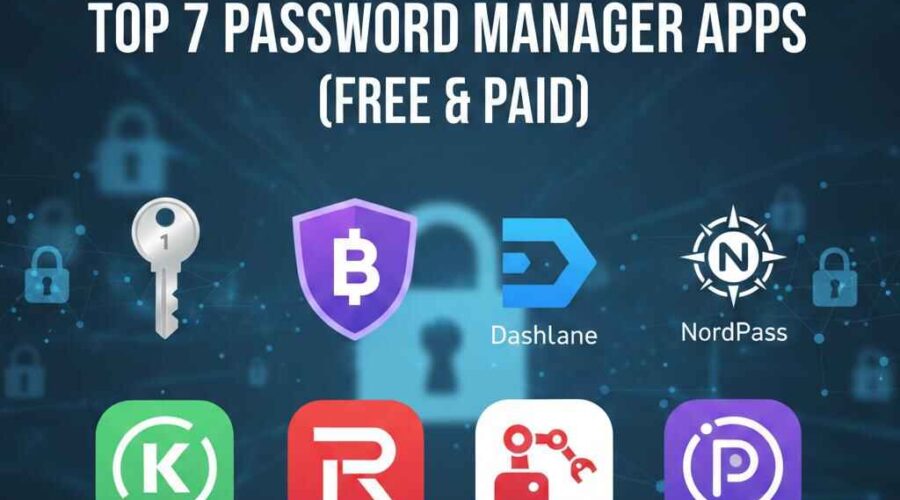 top 7 password manager apps