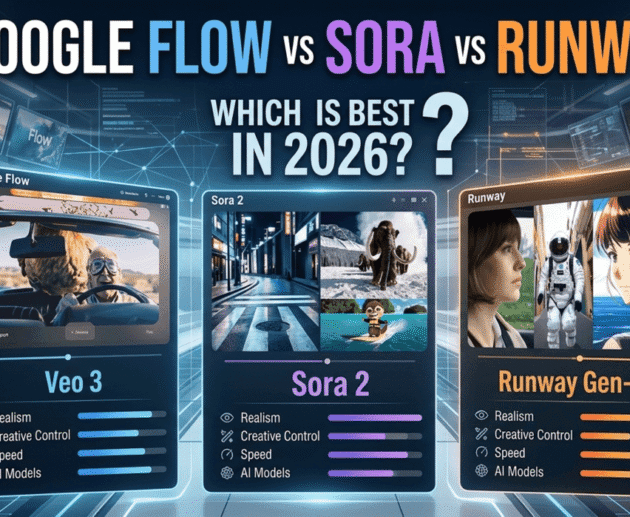 Google Flow vs Sora vs Runway Which Is Best in 2026
