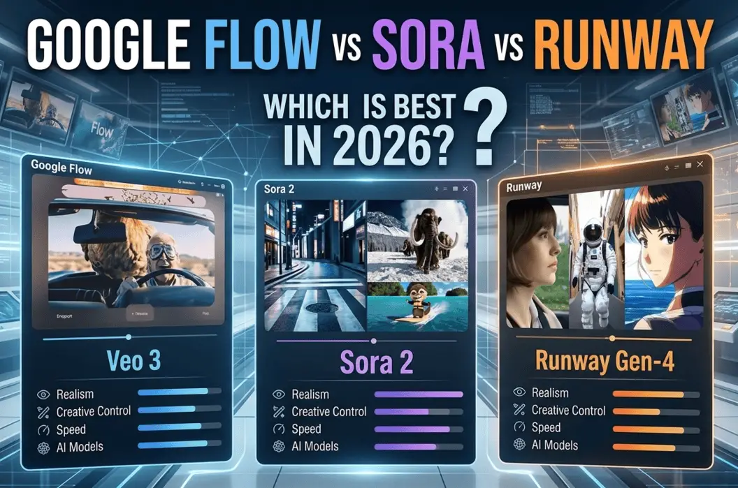 Google Flow vs Sora vs Runway Which Is Best