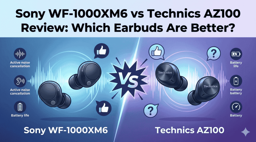 Sony WF-1000XM6 vs Technics AZ100: Which Earbuds Win?