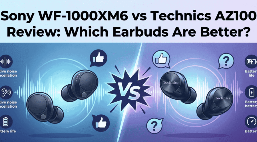 Sony WF-1000XM6 vs Technics AZ100: Which Earbuds Win?