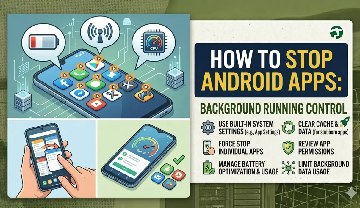 Stop Android Apps Running in the Background