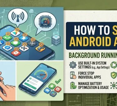 Stop Android Apps Running in the Background