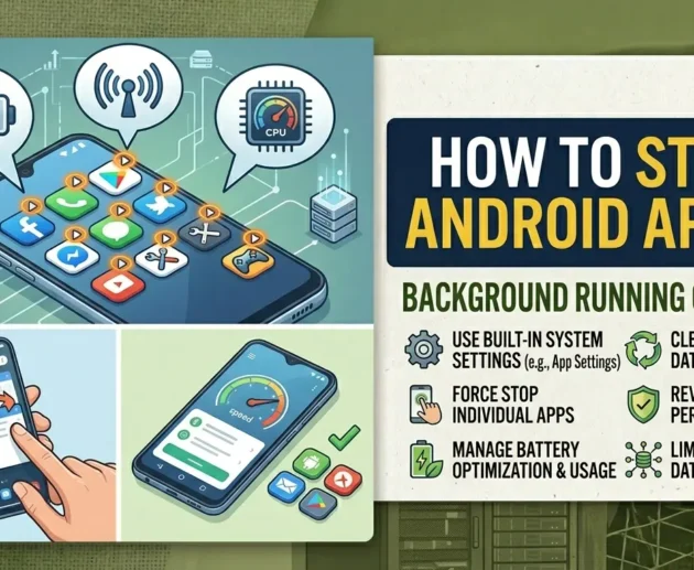 Stop Android Apps Running in the Background