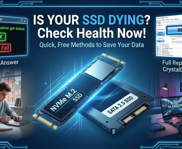 How to Check SSD Health UK (2026) Easy Guide for Windows