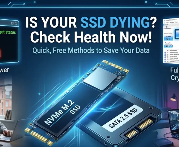 How to Check SSD Health UK (2026) Easy Guide for Windows