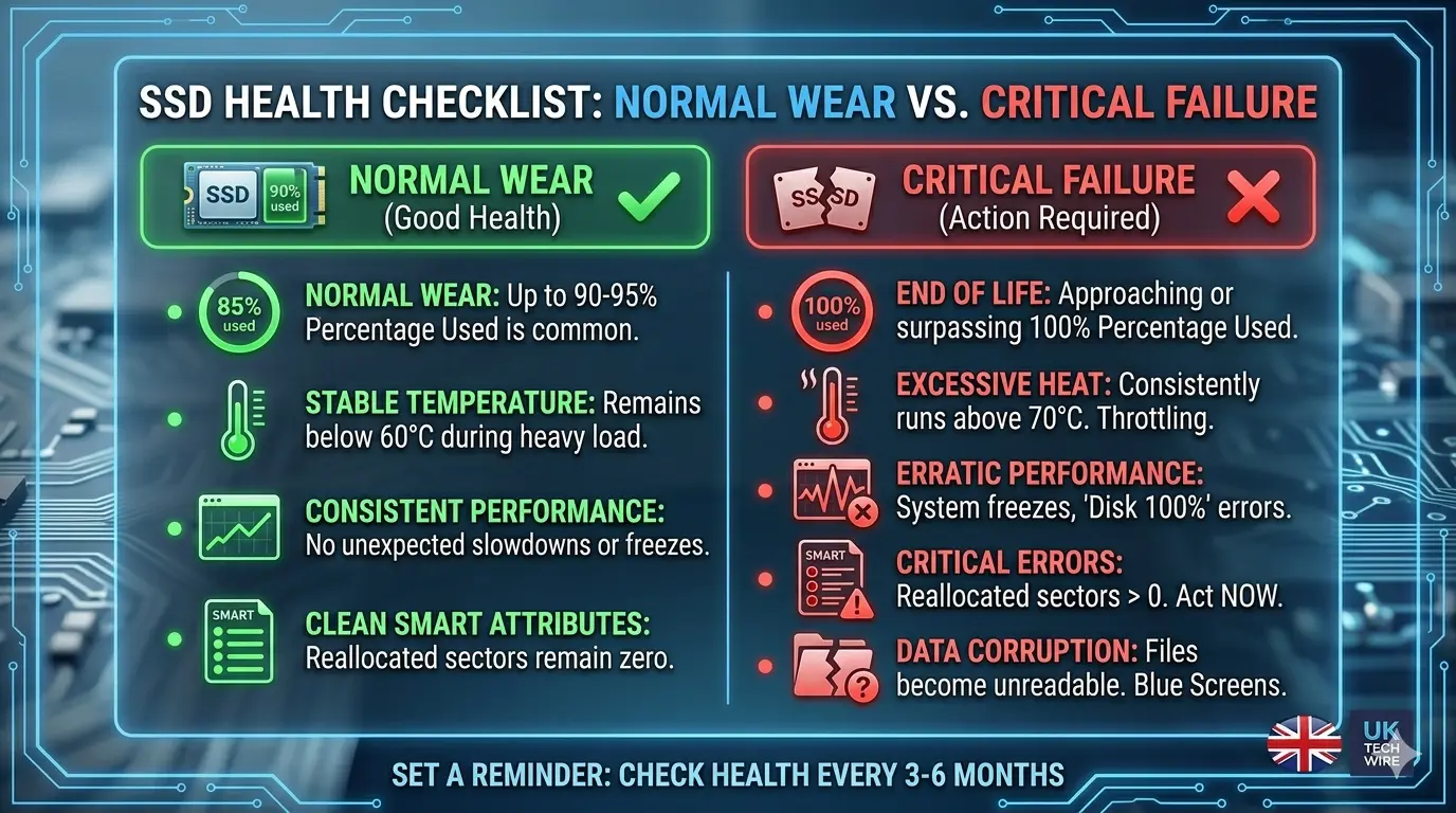 SSD Health Checklist