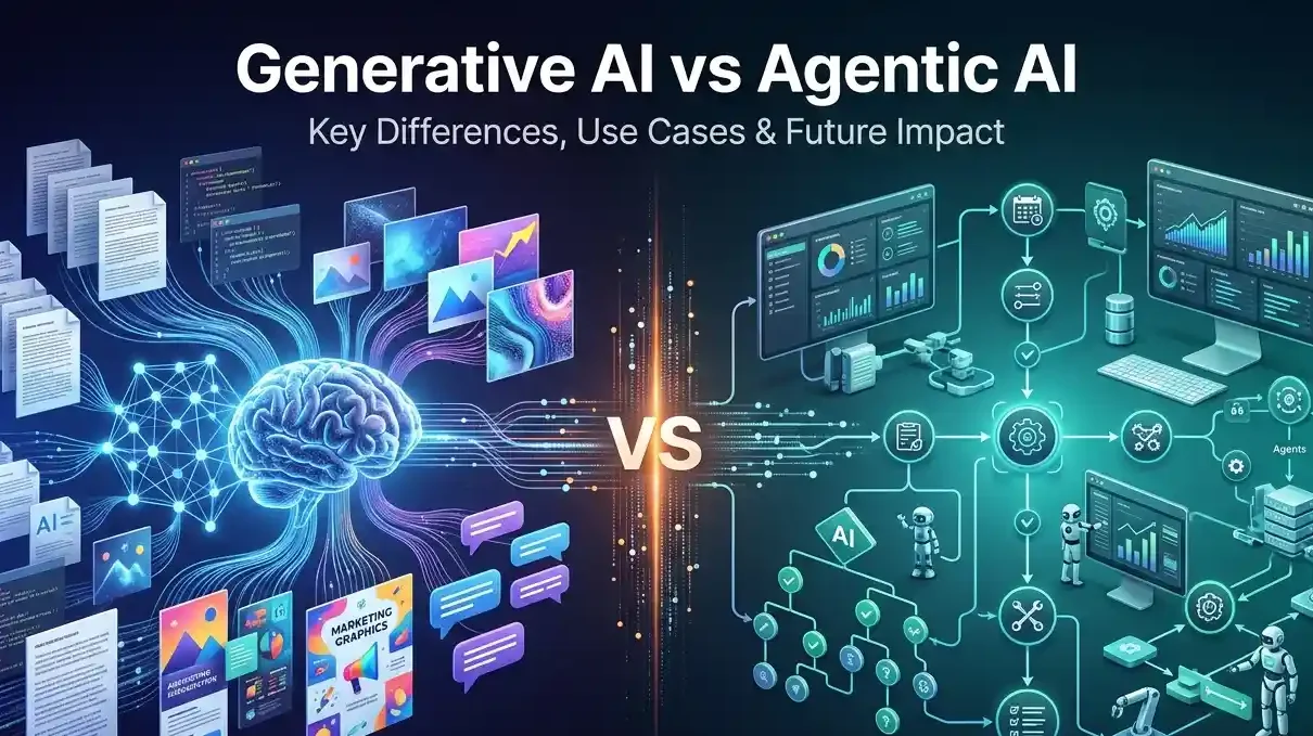 Generative AI vs Agentic AI