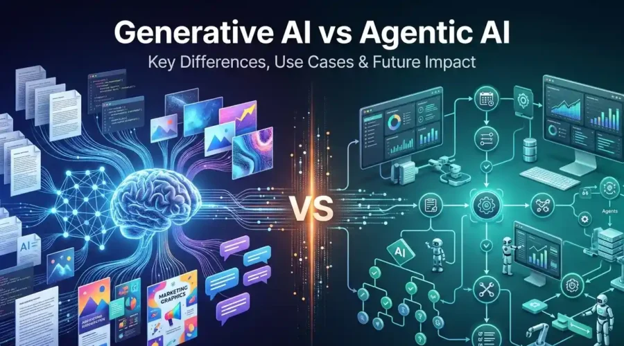 Generative AI vs Agentic AI