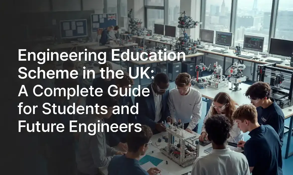 Engineering Education Scheme team working on a real-world engineering project with their industry mentor.